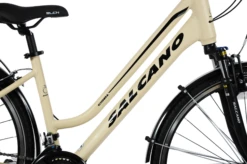 Salcano Istanbul Commuter Hybrid Bike Cream