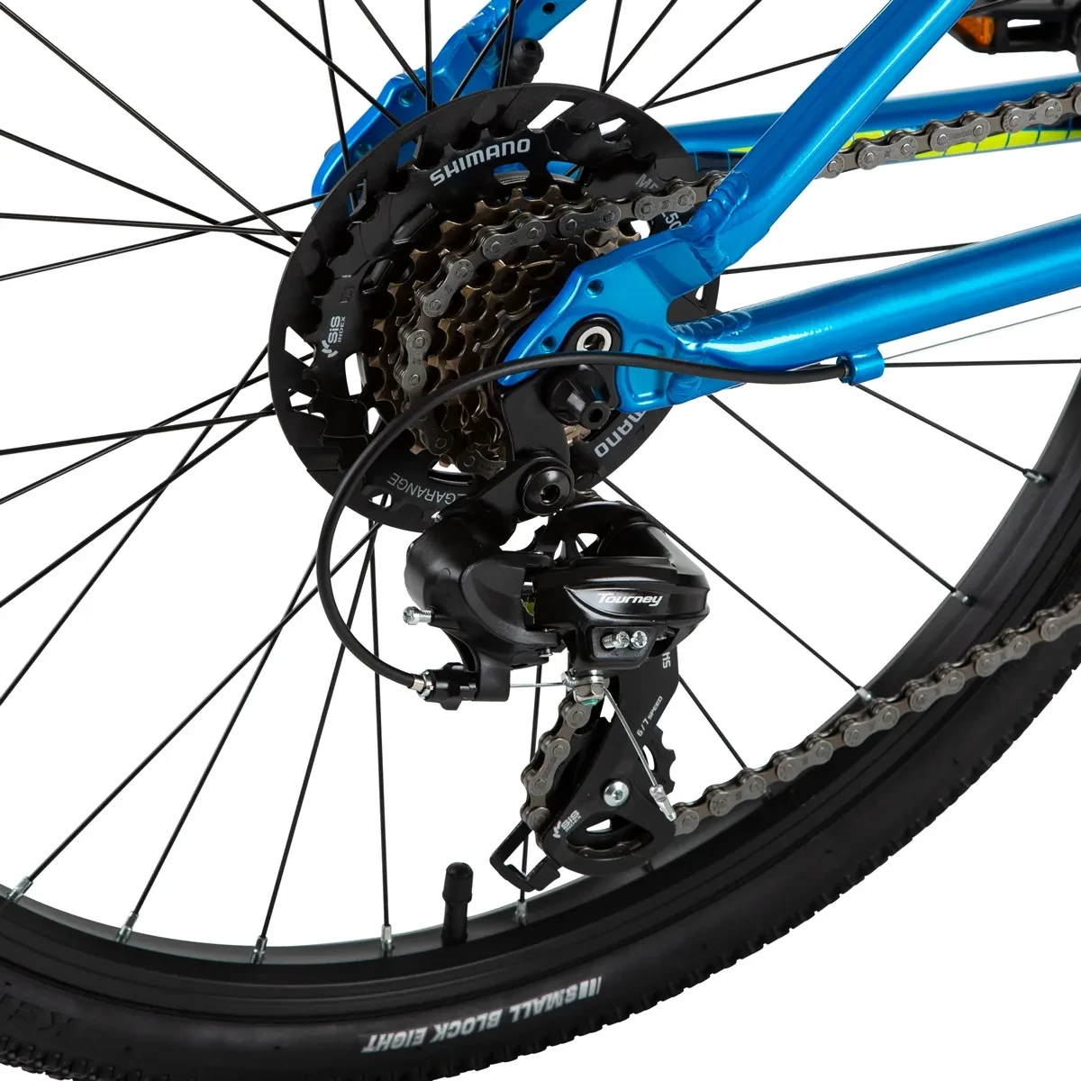 Cuda Trace 24 Inch Wheel Kids Mountain Bike Blue 5 Cuda Trace 24 Inch Wheel Kids Mountain Bike Blue - Image 3