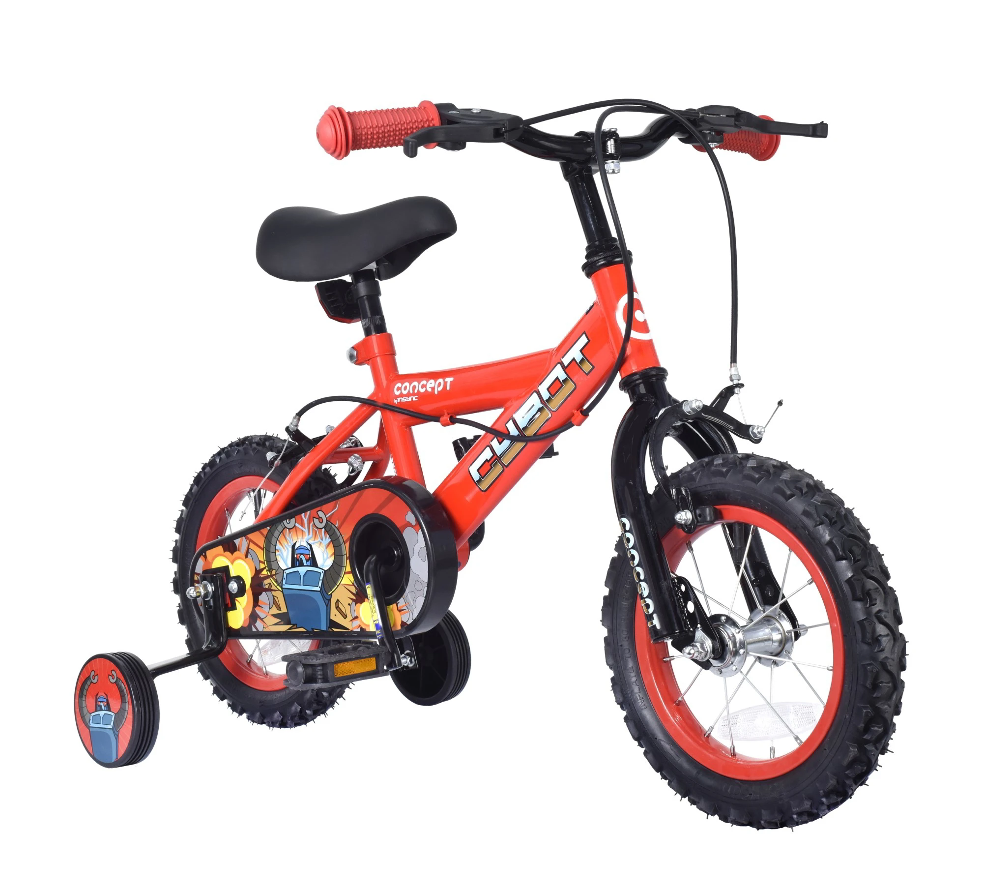 Concept Cybot 12 Inch Wheel Kids Bike Red 3 Concept Cybot 12 Inch Wheel Kids Bike Red