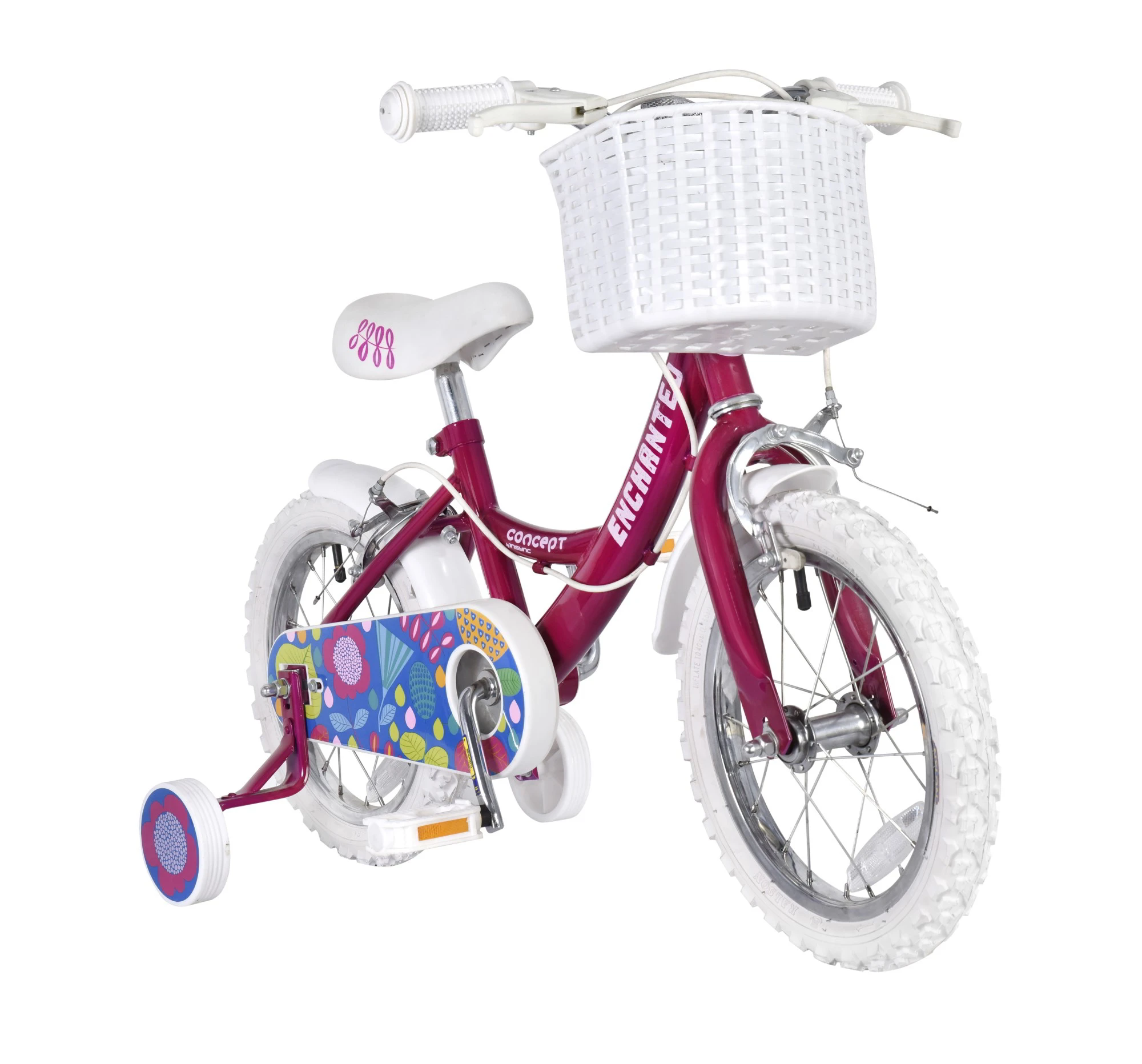 Concept Enchanted 14 Inch Wheel Kids Bike Pink 3 Concept Enchanted 14 Inch Wheel Kids Bike Pink