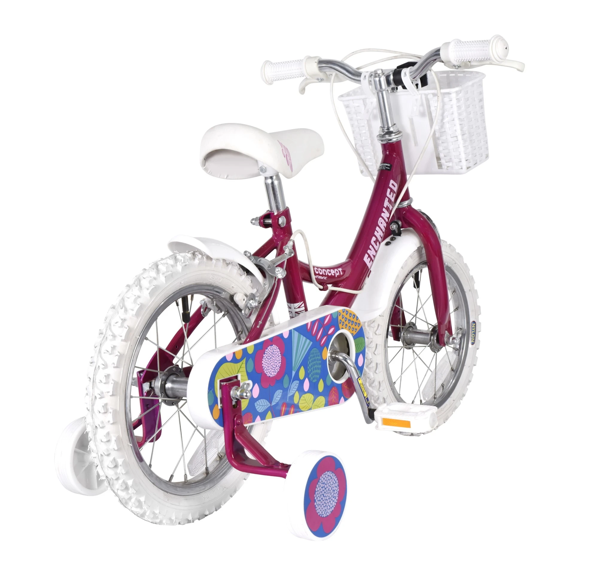 Concept Enchanted 14 Inch Wheel Kids Bike Pink 4 Concept Enchanted 14 Inch Wheel Kids Bike Pink - Image 2