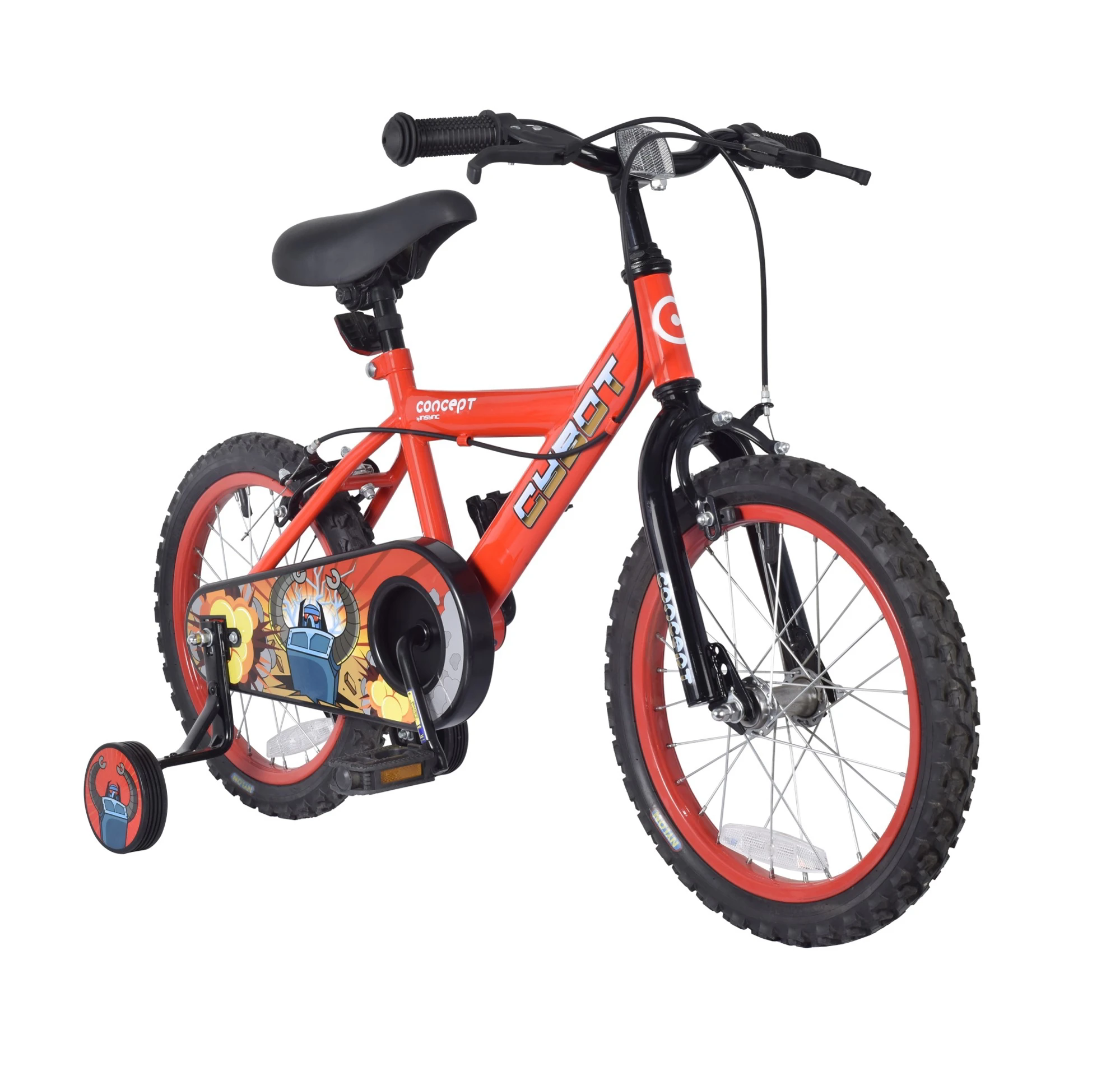 Concept Cybot 16 Inch Wheel Kids Bike Red 3 Concept Cybot 16 Inch Wheel Kids Bike Red