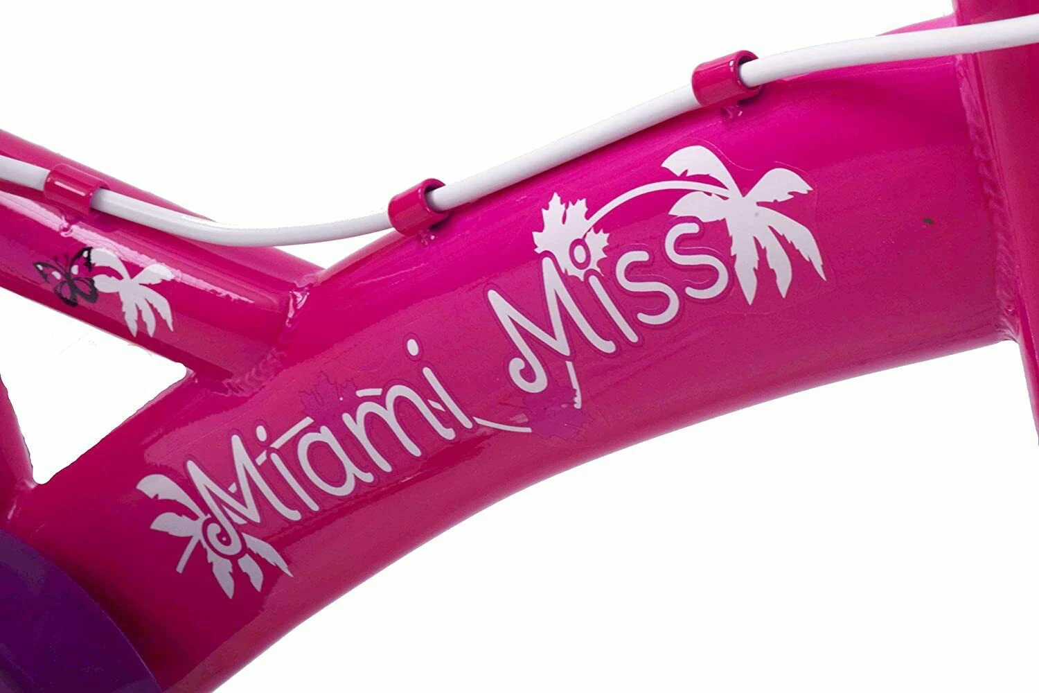 Professional Miami Miss 12 Inch Kids Bike Pink And Purple 5 Professional Miami Miss 12 Inch Kids Bike Pink And Purple - Image 3