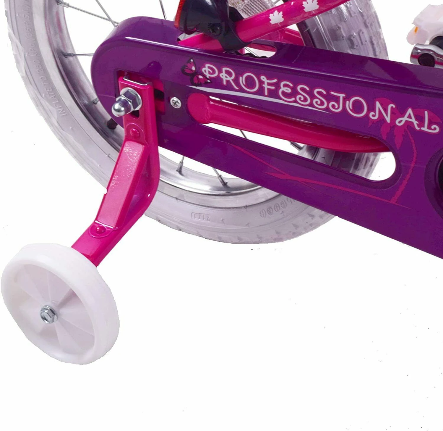 Professional Miami Miss 12 Inch Kids Bike Pink And Purple 4 Professional Miami Miss 12 Inch Kids Bike Pink And Purple - Image 2