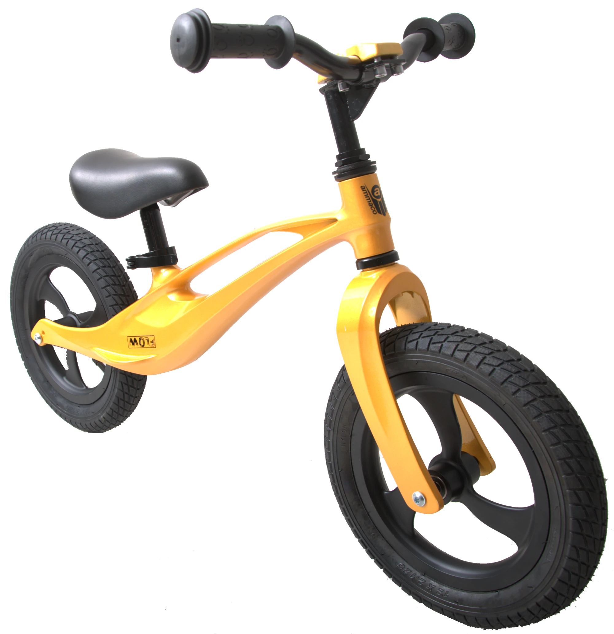 Ammaco Flow Magnesium Balance Bike Gold 4 Ammaco Flow Magnesium Balance Bike Gold - Image 2