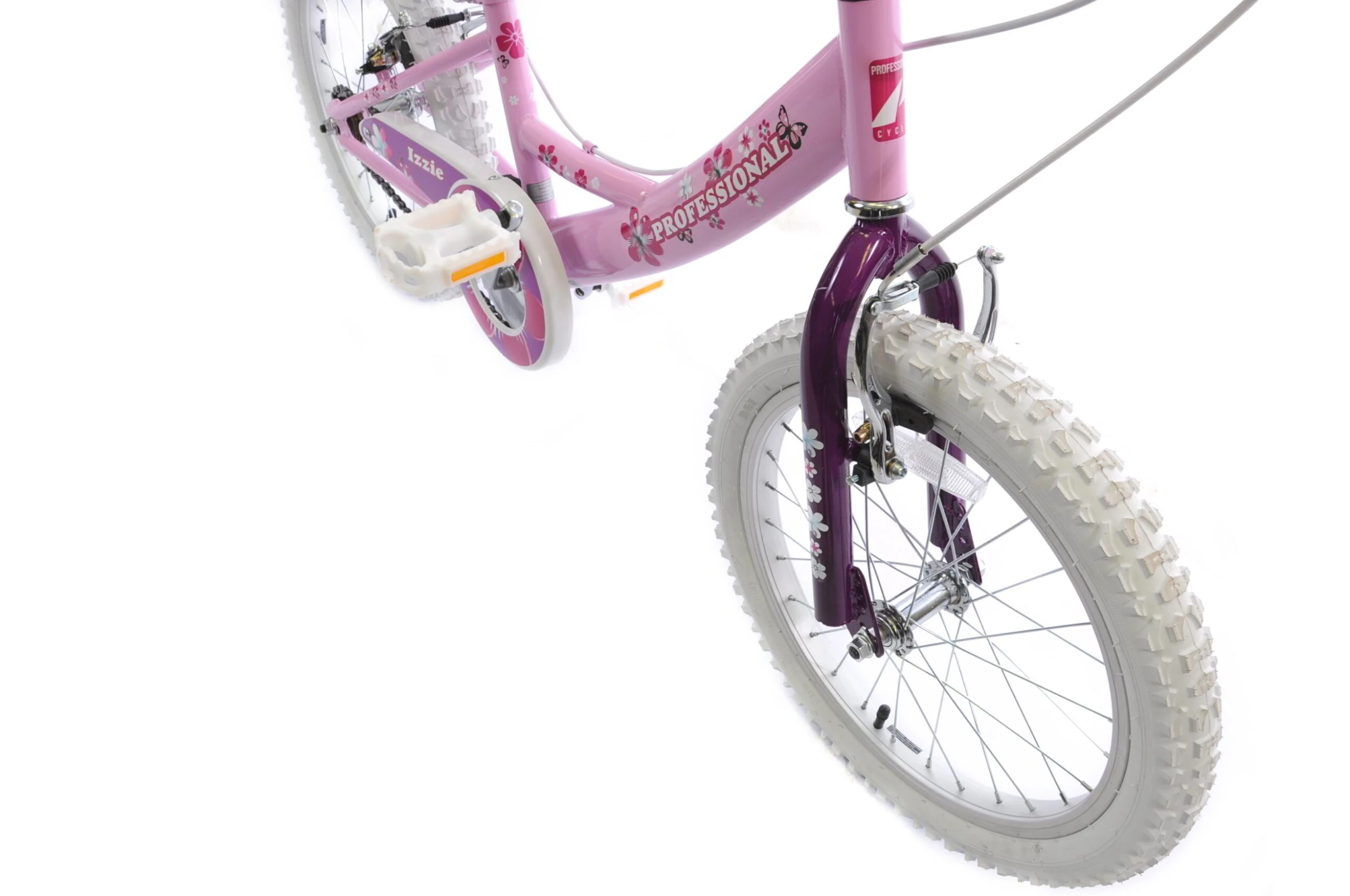 Professional Izzie 18 Inch Wheel Kids Bike Barbie Pink 4 Professional Izzie 18 Inch Wheel Kids Bike Barbie Pink - Image 2