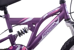 Professional Shocker 16 Inch Wheel Kids Mountain Bike Purple -CycleKing Shop 2shocker purple 1
