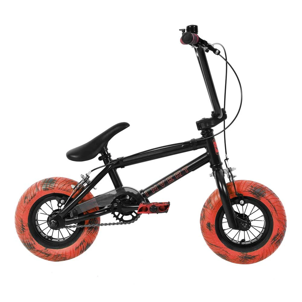 Invert Supreme Mini BMX Black And Red 4 Invert Supreme Mini BMX Black And Red - Image 2