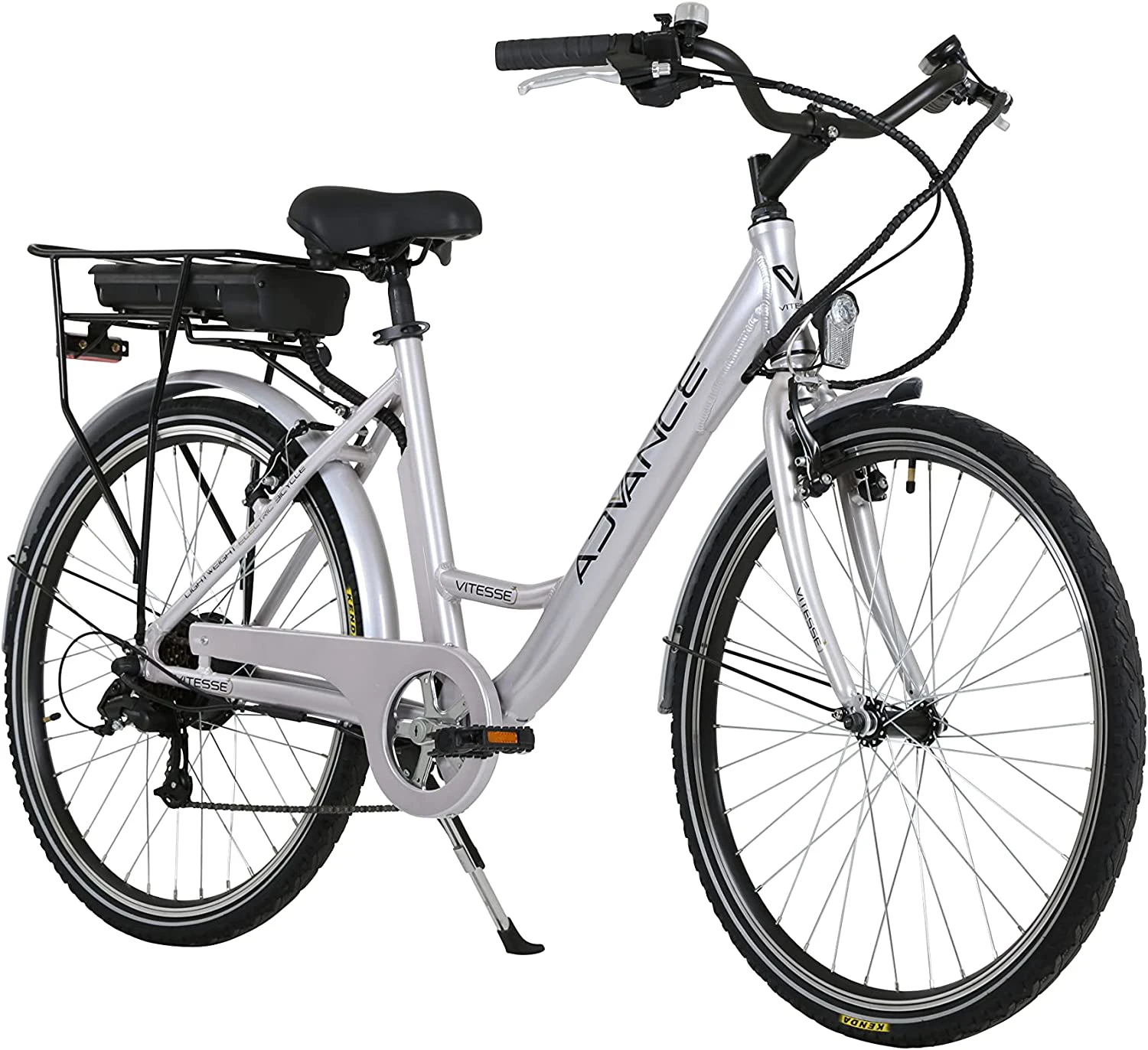Vitesse Advance 26 Inch Wheel Electric Bike Silver 3 Vitesse Advance 26 Inch Wheel Electric Bike Silver