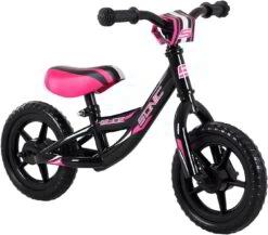 Sonic Glide Balance Bike Black Pink