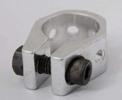 BMX 25.4mm Hexagonal Seat Clamp Silver