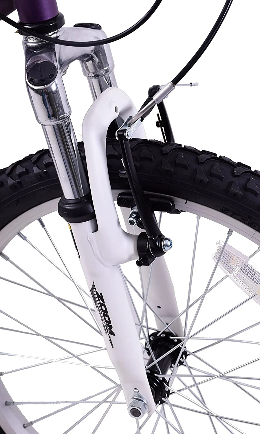 Professional Shocker 20 Inch Wheel Kids Mountain Bike Purple 6 Professional Shocker 20 Inch Wheel Kids Mountain Bike Purple - Image 4