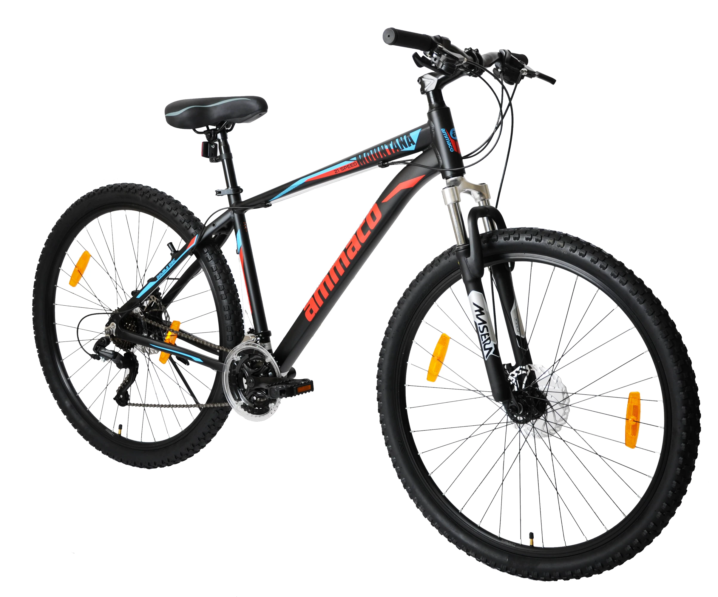 Ammaco Mountana Mountain Bike Black Disc 3 Ammaco Mountana Mountain Bike Black Disc