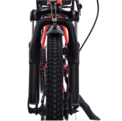 Chill-e Low Step Folding Electric Bike Orange -CycleKing Shop CHILL E20REDh