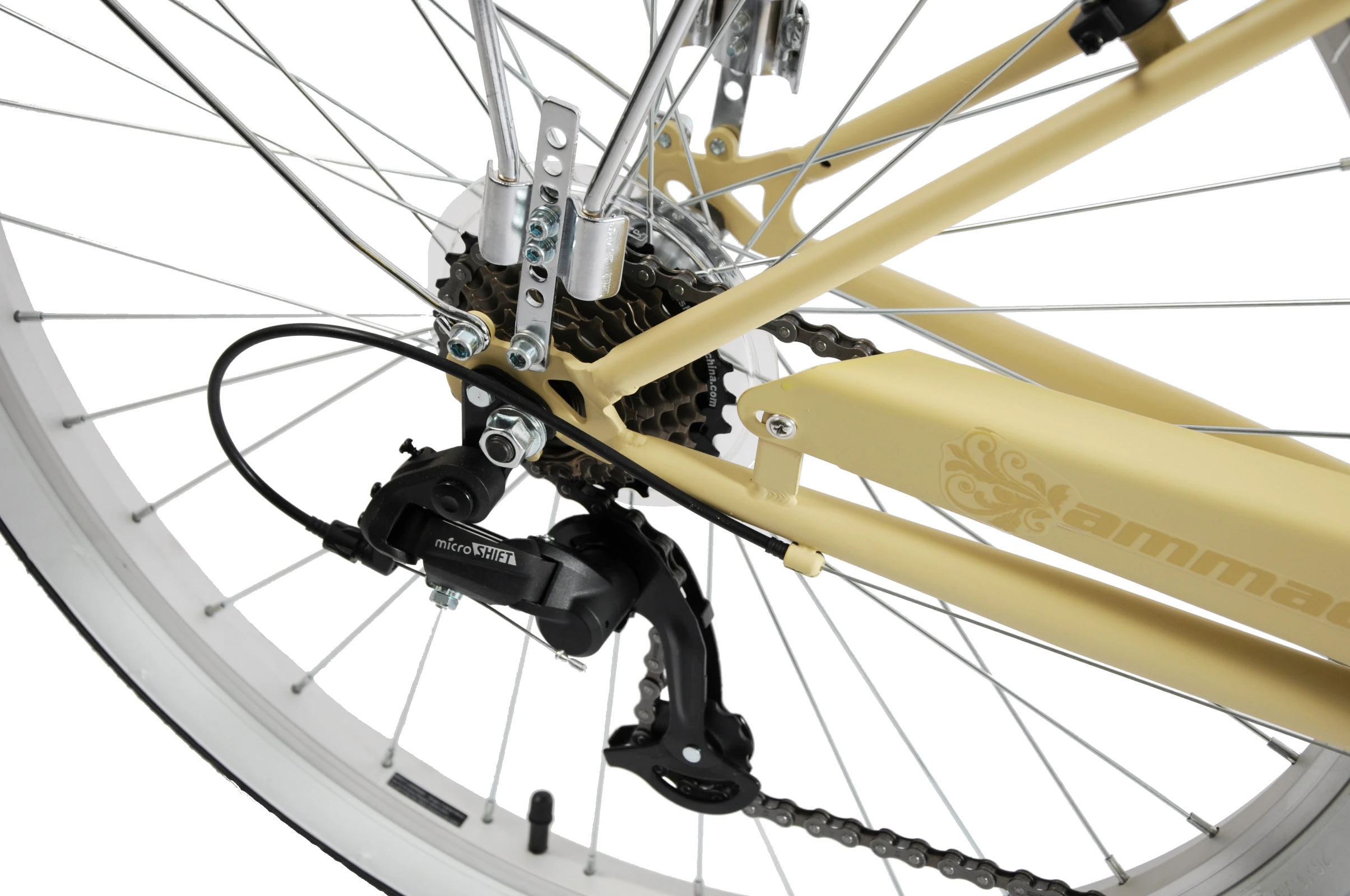 Ammaco Broadway Lifestyle Bike Latte 5 Ammaco Broadway Lifestyle Bike Latte - Image 3