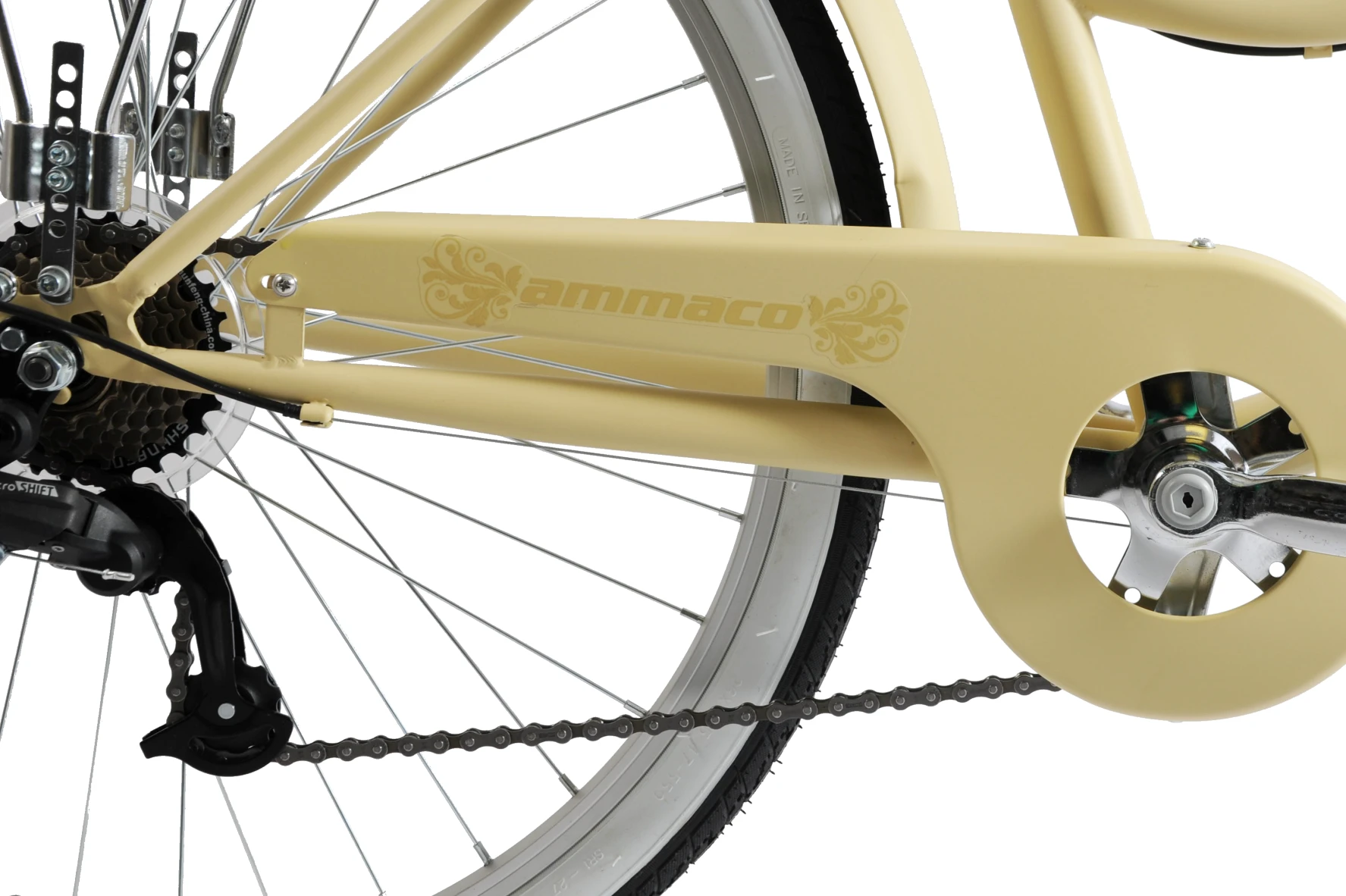 Ammaco Broadway Lifestyle Bike Latte 4 Ammaco Broadway Lifestyle Bike Latte - Image 2