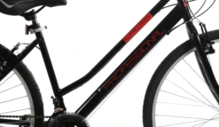 Professional Cross Women's Commuter Hybrid Bike Black And Red -CycleKing Shop CROSS202
