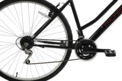 Professional Cross Women's Commuter Hybrid Bike Black And Red -CycleKing Shop CROSS205