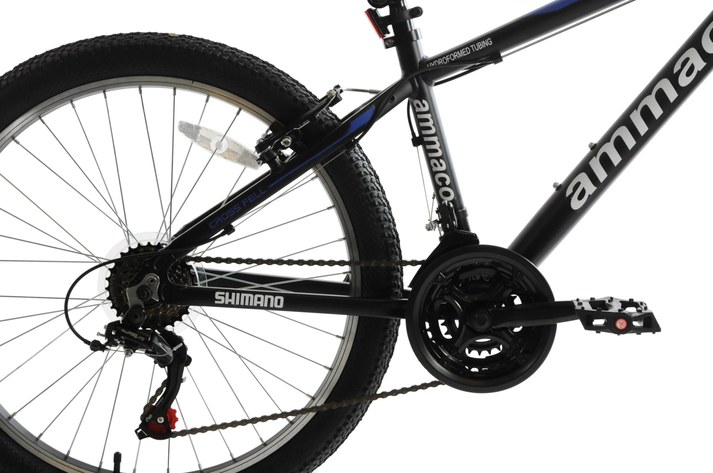 Ammaco Crossfell 24 Inch Kids Mountain Bike Black And Blue 4 Ammaco Crossfell 24 Inch Kids Mountain Bike Black And Blue - Image 2