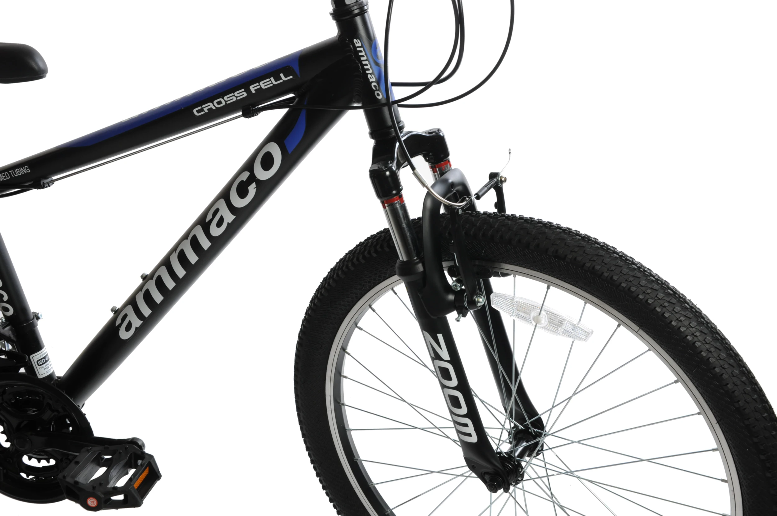 Ammaco Crossfell 24 Inch Kids Mountain Bike Black And Blue 6 Ammaco Crossfell 24 Inch Kids Mountain Bike Black And Blue - Image 4