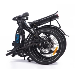 Chill-e Low Step Folding Electric Bike Black -CycleKing Shop Chille20BlackC