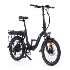 Chill-e Low Step Folding Electric Bike Black