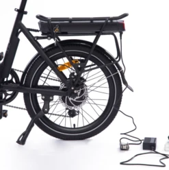 Chill-e Low Step Folding Electric Bike Black -CycleKing Shop Chille20BlackF