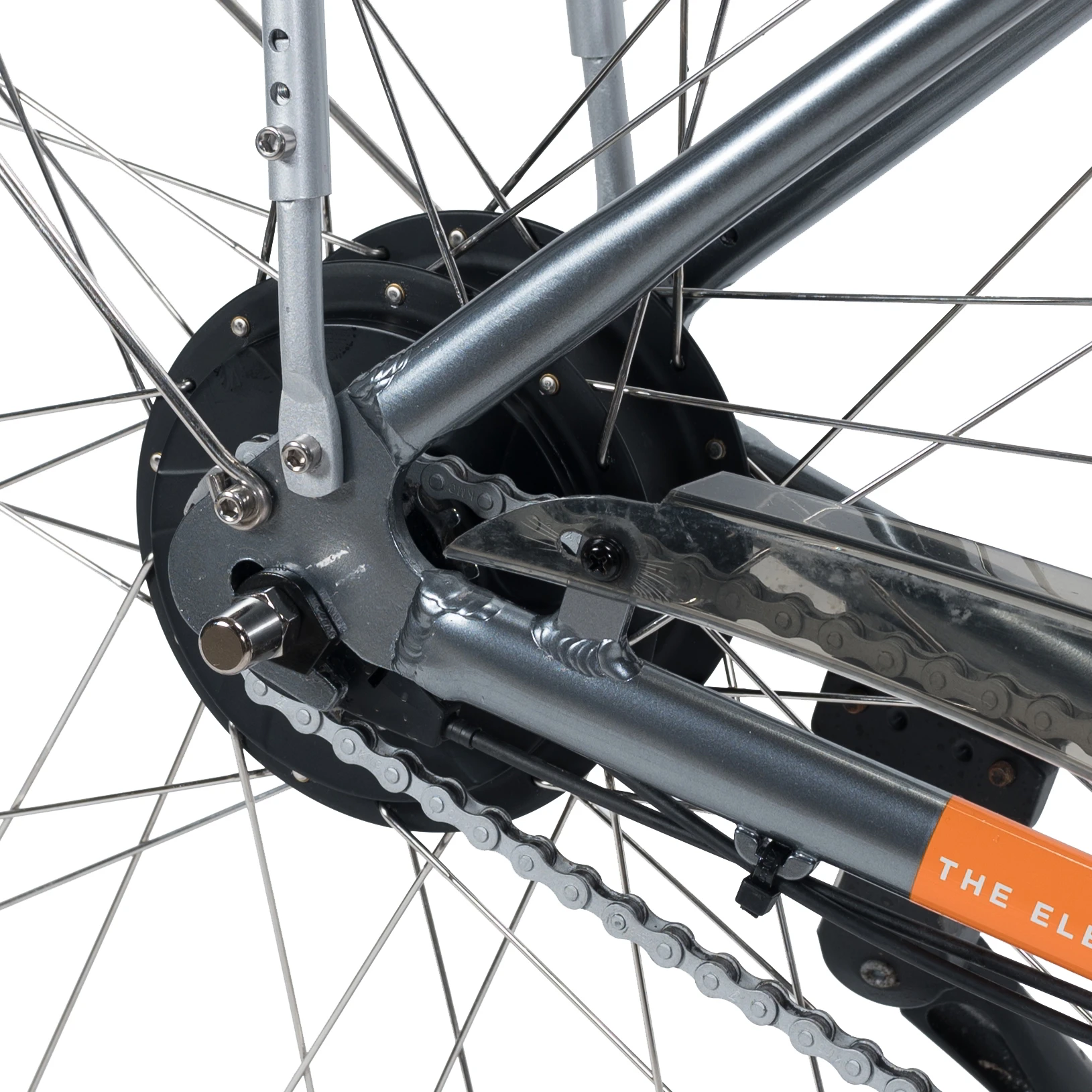 EMU Classic Step Through 700c Wheel Electric Bike Grey 6 EMU Classic Step Through 700c Wheel Electric Bike Grey - Image 4