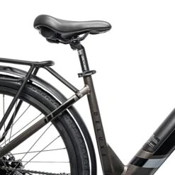 Ampere Deluxe Step Through 700c Wheel Electric Bike Grey -CycleKing Shop DELUXE GREY WEB209 2