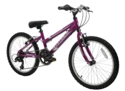 Ammaco Eclipse 18 Inch Wheel Kids Mountain Bike Purple