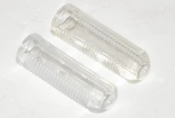 Ribbed Handlebar Grips PVC Clear -CycleKing Shop HG288b