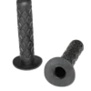 BMX Flanged Handlebar Grips Black -CycleKing Shop HG320b