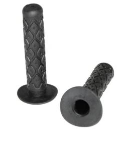 BMX Flanged Handlebar Grips Black