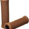 XLC GR-G17 Leather Handlebar Grips Brown -CycleKing Shop HG7437