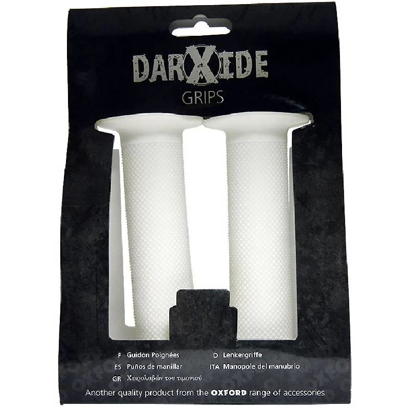 Oxford Darxide BMX Handlebar Grips White 5 Oxford Darxide BMX Handlebar Grips White - Image 3