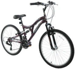 Salcano Holly 24 Inch Wheel Kids Mountain Bike Purple
