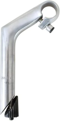 Quill Handlebar Stem 25.4mm Alloy Silver