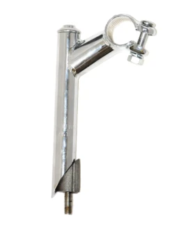 Quill Handlebar Stem 21.1mm Chrome Silver