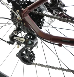 Salcano Istanbul Commuter Hybrid Bike Maroon -CycleKing Shop ISTANBUL20BURGUNDYc