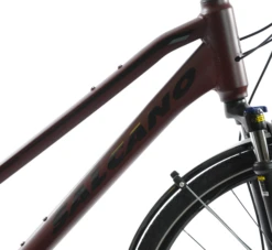 Salcano Istanbul Commuter Hybrid Bike Maroon -CycleKing Shop ISTANBUL20BURGUNDYd