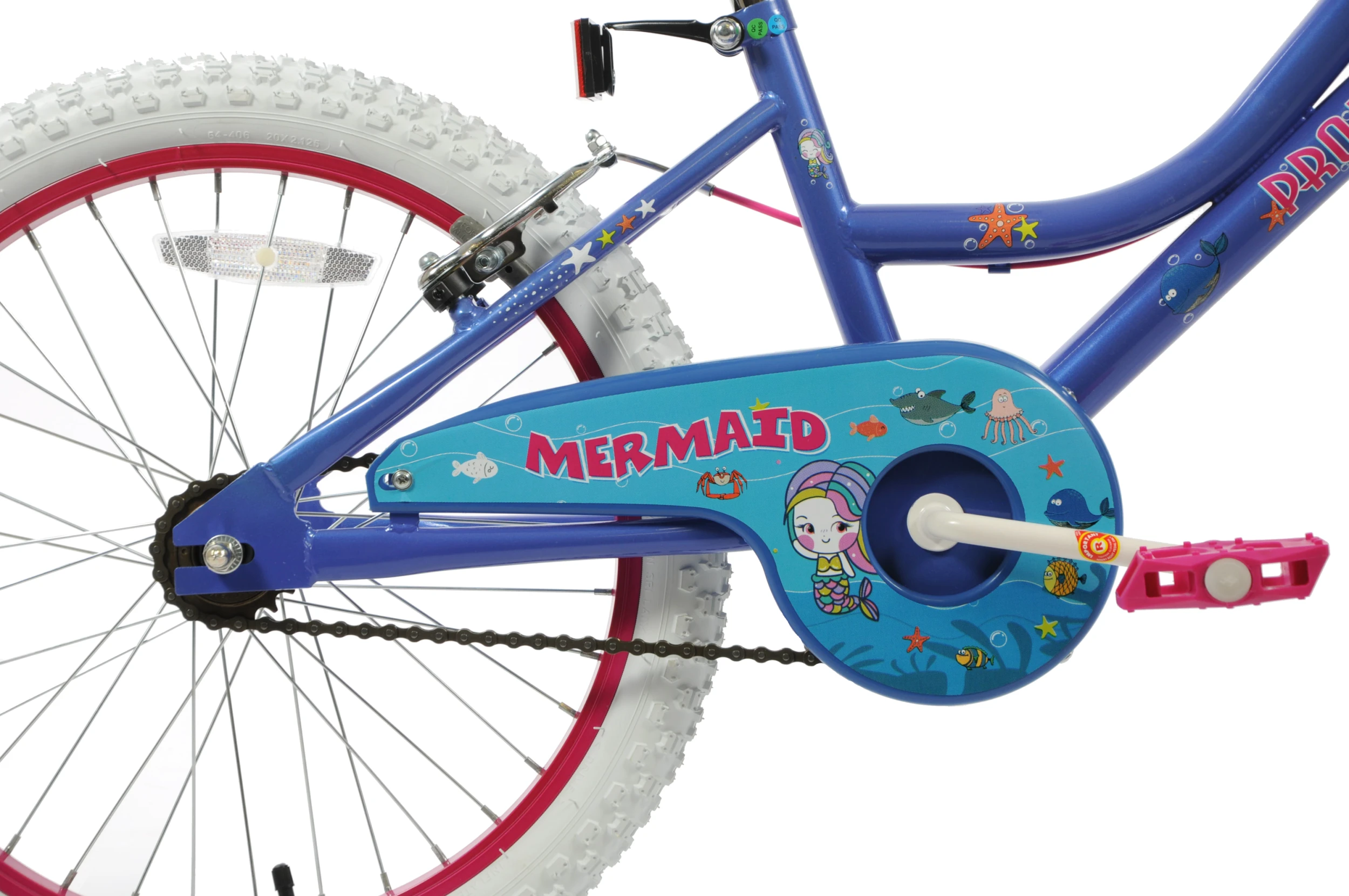 Professional Mermaid 20 Inch Wheel Kids Bike Blue 4 Professional Mermaid 20 Inch Wheel Kids Bike Blue - Image 2