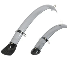 Sunnywheel Front Rear Mid Length Mudguard Set Smoke