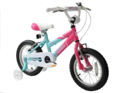 Ammaco Misty 14 Inch Wheel Kids Bike Pink And Blue