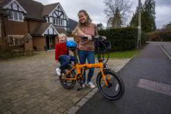 Estarli E20 Pro Electric Folding Bike Orange -CycleKing Shop New20kid20seat 3