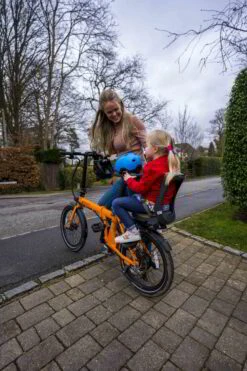 Estarli E20 Pro Electric Folding Bike Orange -CycleKing Shop New20kid20seat 9 2