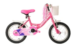 Salcano Cherry 14 Inch Wheel Kids Bike Pink And White
