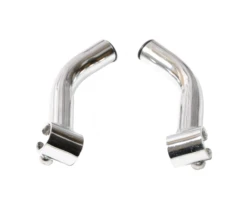 Short Curved Handlebar Bar Ends Chrome