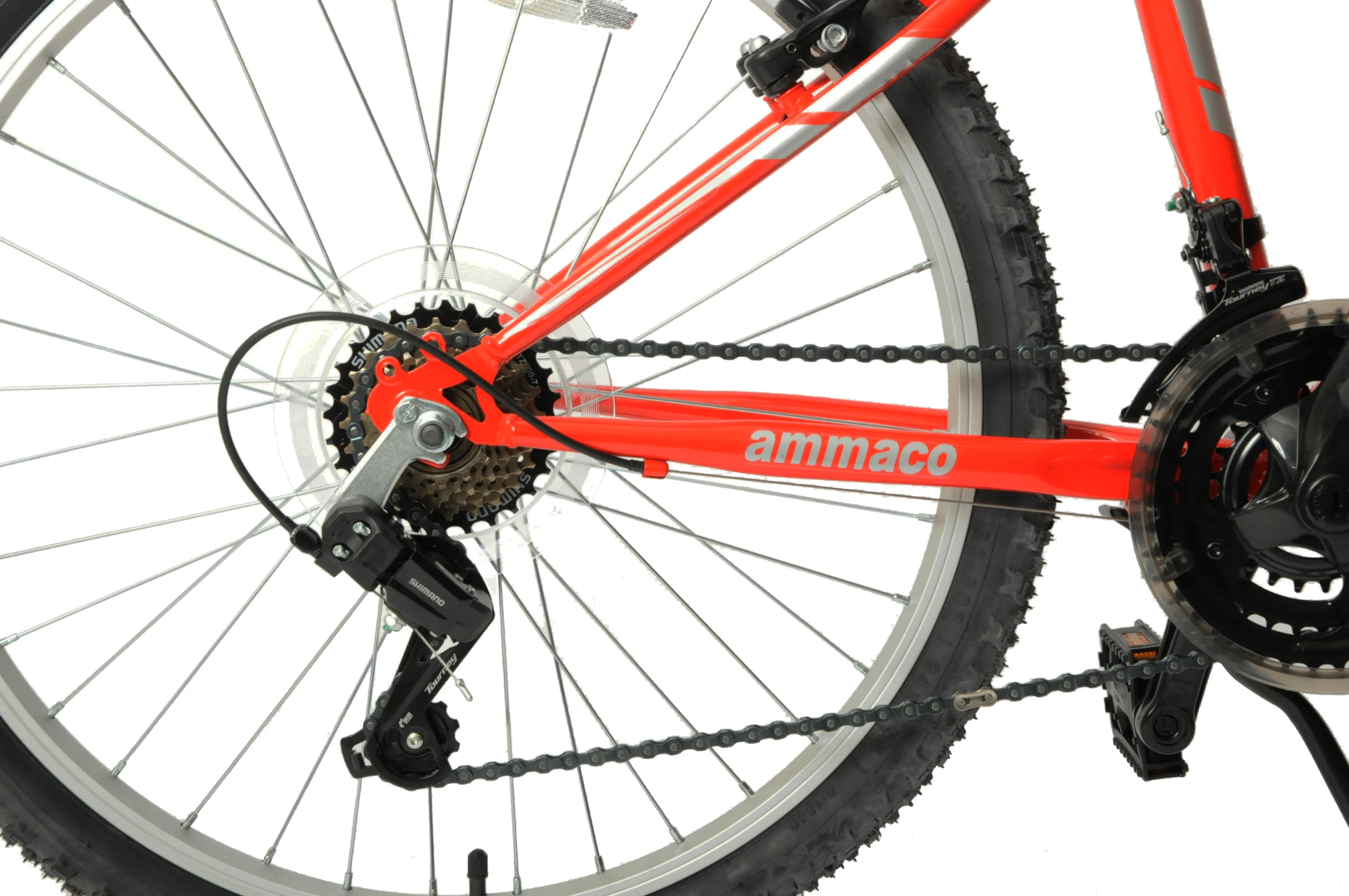 Ammaco Evade Mountain Bike Red 4 Ammaco Evade Mountain Bike Red - Image 2