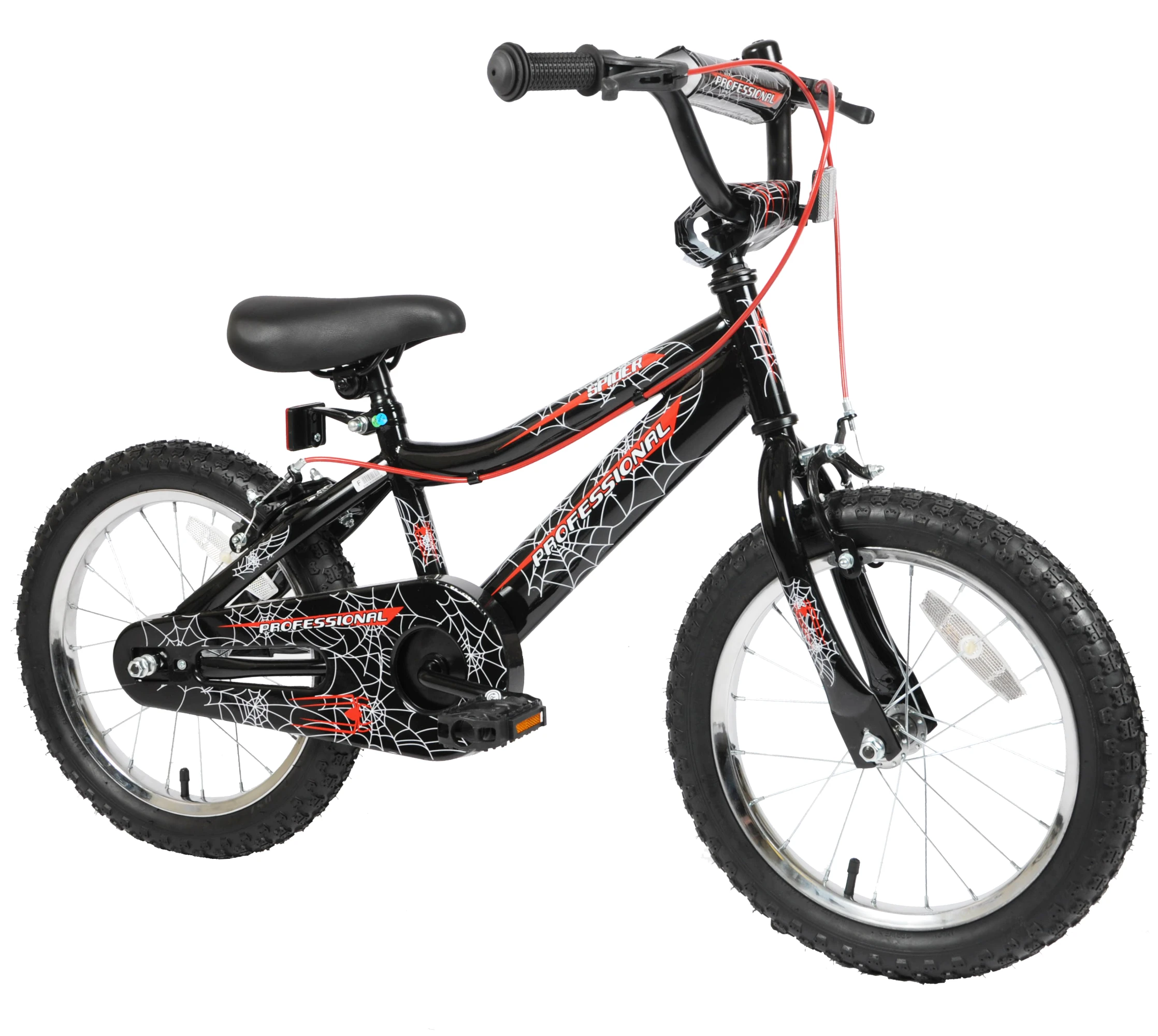 Professional Spider 16 Inch Wheel Kids Bike Black 3 Professional Spider 16 Inch Wheel Kids Bike Black