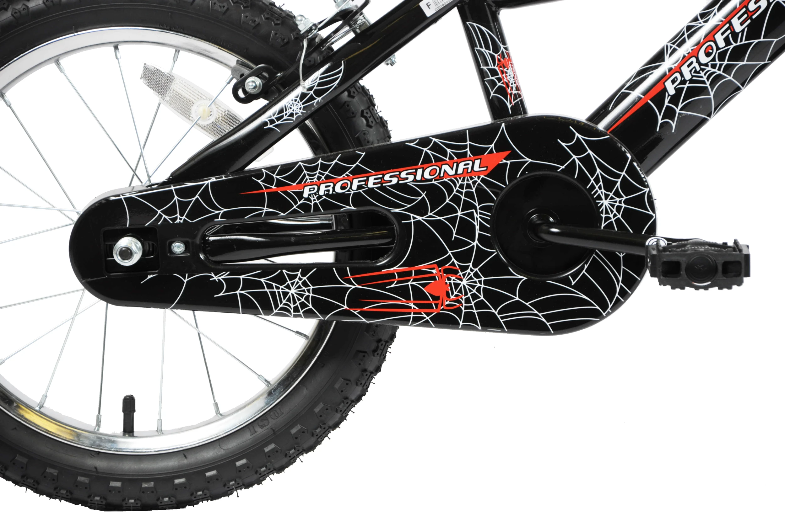 Professional Spider 16 Inch Wheel Kids Bike Black 5 Professional Spider 16 Inch Wheel Kids Bike Black - Image 3